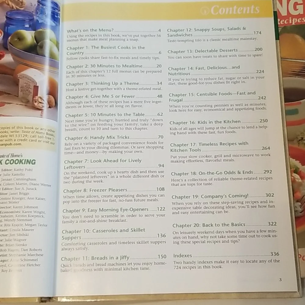 Taste of Home's 2001 & 2002 Quick Cooking Books